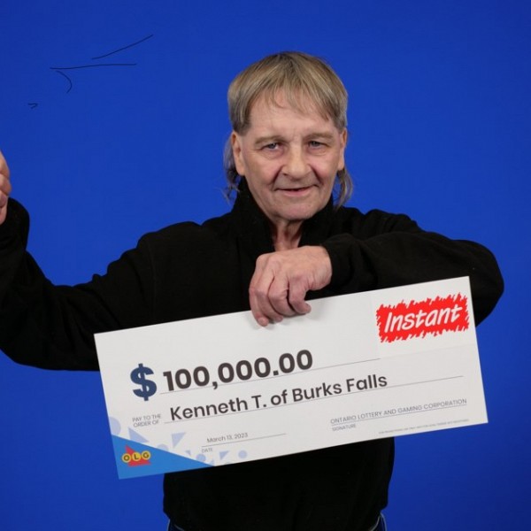 Burk's Falls man wins $100,000
