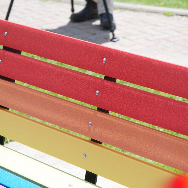 Pride Benches installed across Muskoka