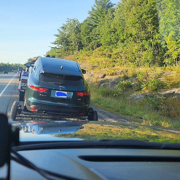 Driver caught doing twice the limit on Hwy 11
