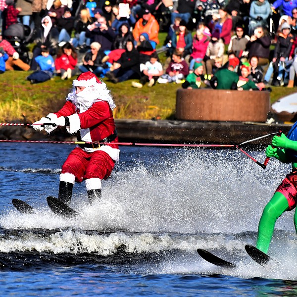 The Annual Santa Claus Charity Waterski Show returns to Kearney 