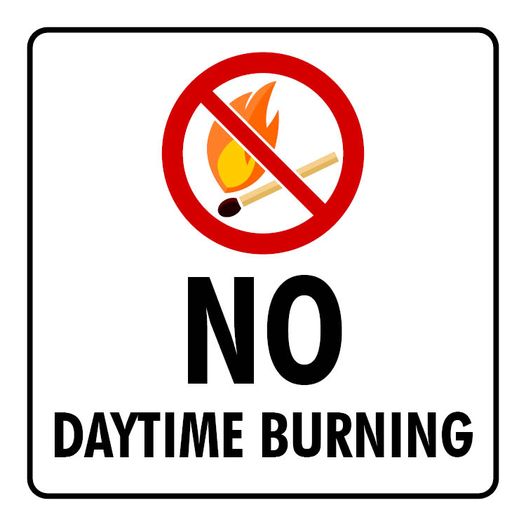 Multiple wildfires prompt No Daytime Burning rule