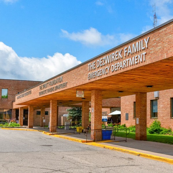 South Wing At Huntsville Hospital In Lockdown