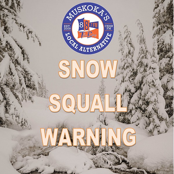 Snow Squall Warning in effect