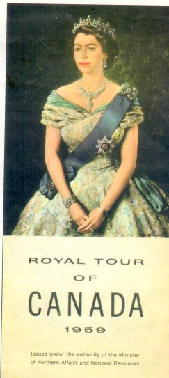 Momento of 1959 Royal Tour of Canada contained Queen Elizabeth’s full itinerary, including Muskoka. Boyer Family Archives